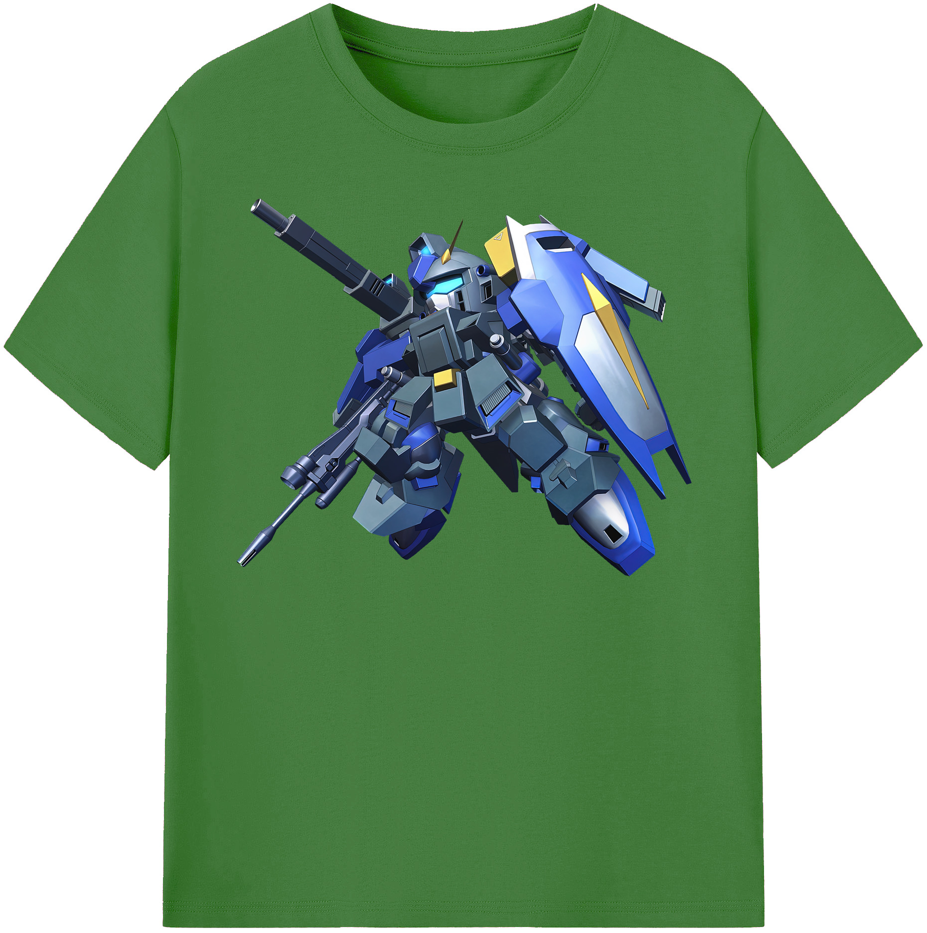 （画像用） 機動戦士ガンダム Mobile Suit Gundam レディースカジュアルプリントTシャツ（綿100％）